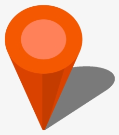 Location Clipart Orange - Location Map Icon Vector, HD Png Download, Transparent PNG