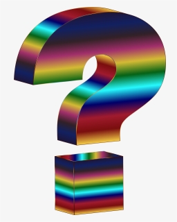 3d Question Mark Png - Colorful Question Marks Transparent, Png Download, Transparent PNG