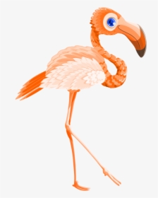 Flamingo Bird Vector Png Transparent Image - Transparent Flamingo Bird Vector, Png Download, Transparent PNG
