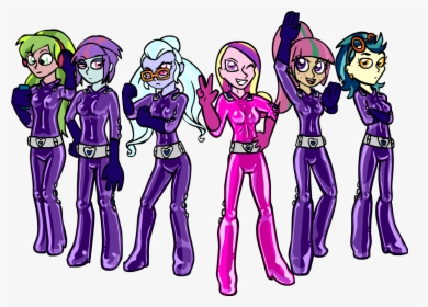 Equestria Girls, Indigo Zap, Latex, Lemon Zest, Princess - Totally Spies My Little Pony, HD Png Download, Transparent PNG