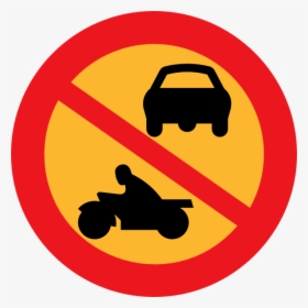 No Motorbikes Or Cars Vector Sign - Stortorget, HD Png Download, Transparent PNG