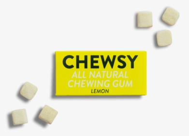 Lemon-chewsy Natural Chewing Gum - Chewsy, HD Png Download, Transparent PNG