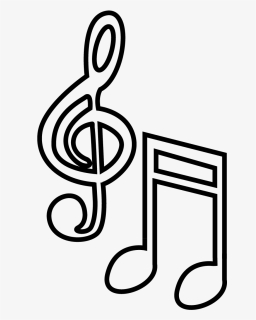 Line Art,angle,area - Staff Music Notes Transparent, HD Png Download ...