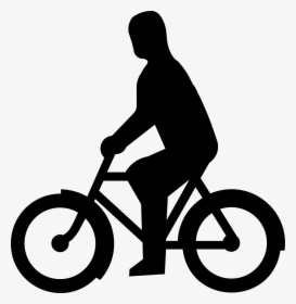 Cyclist, Bicycle Bicyclist, Bicycle, Bike, Sports - Person On A Bike Clip Art, HD Png Download, Transparent PNG