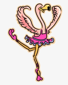 Ballet Dancing Flamingo, HD Png Download, Transparent PNG