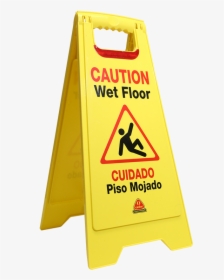 Flashing Floor Safety Sign - Slippery When Wet Sign, HD Png Download, Transparent PNG