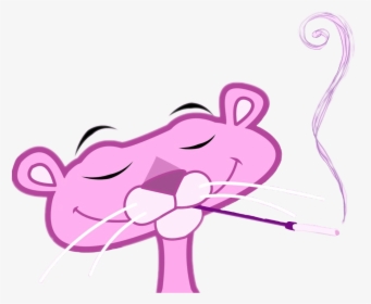 Pinkpanther Smoke Freetoedit Sticker - Pink Panther Art Logo, HD Png Download, Transparent PNG