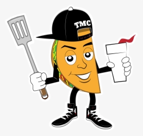 Transparent Cartoon Taco Png - Taco Mell Catering Logo, Png Download, Transparent PNG