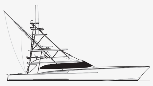 Jarrett Bay - Fishing Boat Line Art, HD Png Download, Transparent PNG