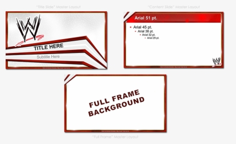 Wwe Powerpoint Template, HD Png Download, Transparent PNG