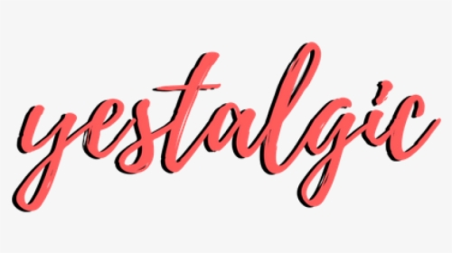 Yestalgic-logo - Calligraphy, HD Png Download, Transparent PNG