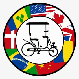 2 Person Bikes, 4 Wheel Bicycle, Four Person Bikes, - Surrey Bike Clipart, HD Png Download, Transparent PNG
