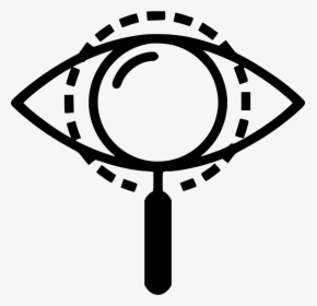Eye Mission Vision View Find Search Magnifier Glass - Portable Network Graphics, HD Png Download, Transparent PNG