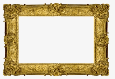 Gold Frame Square Png, Transparent Png, Transparent PNG