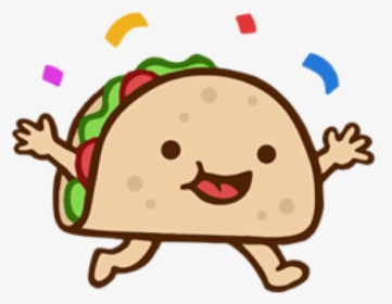 Tacos Clipart Happy - Silly Taco, HD Png Download, Transparent PNG