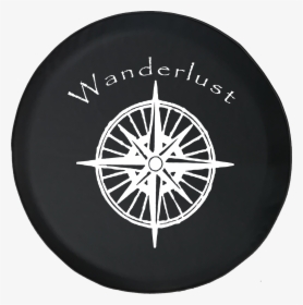 Wanderlust Nautical Star Compass Spare Tire Cover Fits - Gathering City From Above, HD Png Download, Transparent PNG