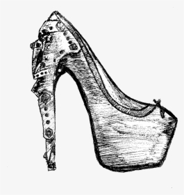 Running Shoes Clipart - High-heeled Shoe, HD Png Download, Transparent PNG