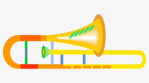 Vector Illustration Of Trombone Brass Musical Instrument - Vuvuzela, HD Png Download, Transparent PNG