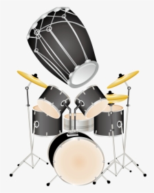 Transparent Drums Clipart - Instrument De Musique Moderne, HD Png Download, Transparent PNG