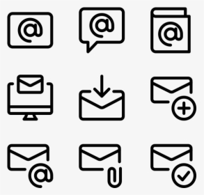 Email - Social Media Logo Drawings, HD Png Download, Transparent PNG