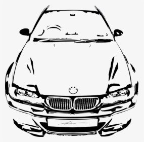 Graphic Royalty Free Bmw Drawing E46 M3 - Graphics Bmw T Shirts, HD Png Download, Transparent PNG