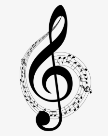 Musical Notes Typography - Transparent Background Music Notes, HD Png Download, Transparent PNG