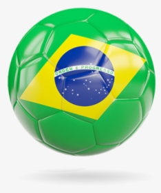 Glossy Soccer Ball - Brazil Soccer Ball Png, Transparent Png, Transparent PNG