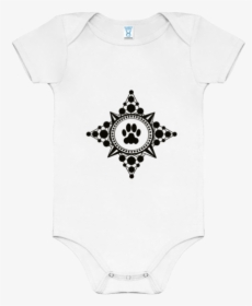 Paw Compass Rose Onesie - Star, HD Png Download, Transparent PNG