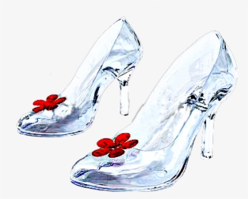 #glass #shoes #cinderella - Basic Pump, HD Png Download, Transparent PNG