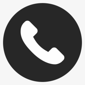Phone Icon Black And White, HD Png Download, Transparent PNG