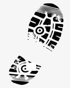 Shoe Print Vector Free - Shoe Print Clip Art, HD Png Download, Transparent PNG