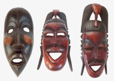 Masks, Africa, African Masks, Wooden, Souvenirs - African Types Of Masks, HD Png Download, Transparent PNG