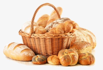 Bakery Panini Small Bread Clip Art - Basket Of Bread Png, Transparent Png, Transparent PNG