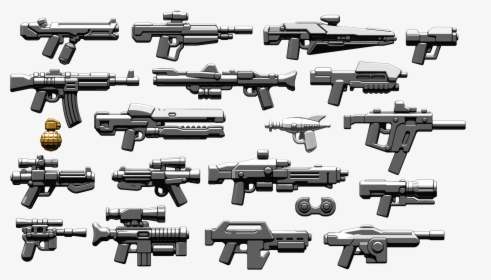 Clip Art Sci Fi Pistols - Brickarms Sci Fi Pack 2016, HD Png Download, Transparent PNG