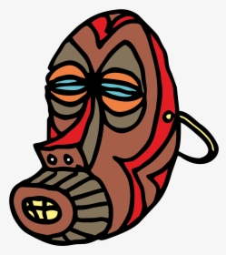 Transparent Mask Clipart - African Mask Art Png, Png Download, Transparent PNG
