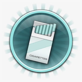 Cigarettes Achievement Icon Design - Illustration, HD Png Download, Transparent PNG