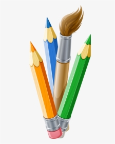 Paint Brush Pen Pencil - Related To Paint Brush, HD Png Download, Transparent PNG