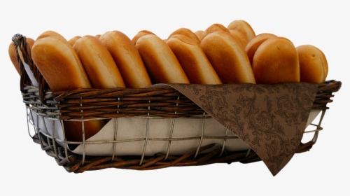 Eat, Food, Roll, Breadbasket, Breakfast, Isolated - Hot Dog Bun, HD Png Download, Transparent PNG