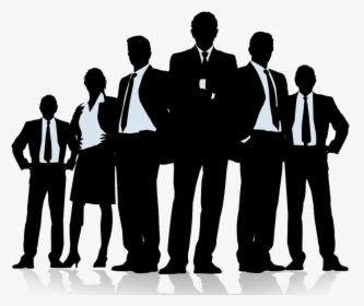 Teamwork Clipart Office Business Group Clipart - Business People Silhouette Png, Transparent Png, Transparent PNG