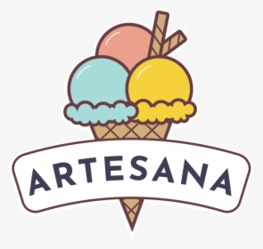 Artesana Ice Cream Logo No Circle - Circle Ice Cream Logo, HD Png Download, Transparent PNG
