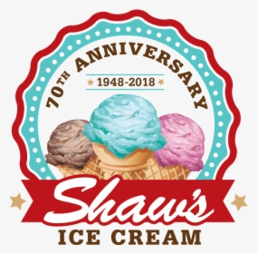 New 70th Anniversary Flavors - Logo Ice Cream Png, Transparent Png, Transparent PNG