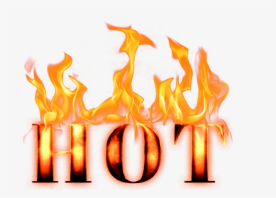 #ftestickers #text #typography #wordart #hot - Fire Flames Png, Transparent Png, Transparent PNG