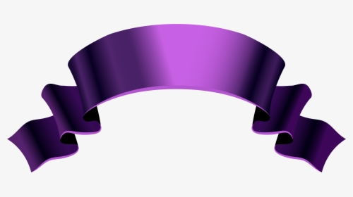 Purple Banners Ideal Vistalist - Purple Ribbon Banner Png, Transparent Png, Transparent PNG