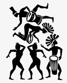 African Dancer Silhouette, HD Png Download, Transparent PNG