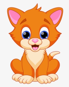 Kitten Clipart Real Animal Pencil And In Color Png - Clip Art Of Cat, Transparent Png, Transparent PNG