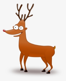 Clipart - Cartoon Deer, HD Png Download, Transparent PNG