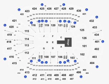 Ricoh Coliseum Seating Chart Wwe, HD Png Download, Transparent PNG