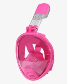 Transparent Diving Mask Clipart - Full Face Snorkel Mask Pink, HD Png Download, Transparent PNG