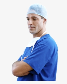 Male Doctor With Crossed Arms And A Pensive Stare - Background Full Hd Dentistry, HD Png Download, Transparent PNG