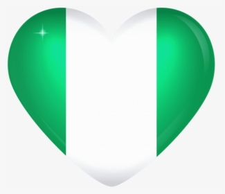 Download Nigeria Large Heart Flag Clipart Png Photo - Nigerian Heart, Transparent Png, Transparent PNG